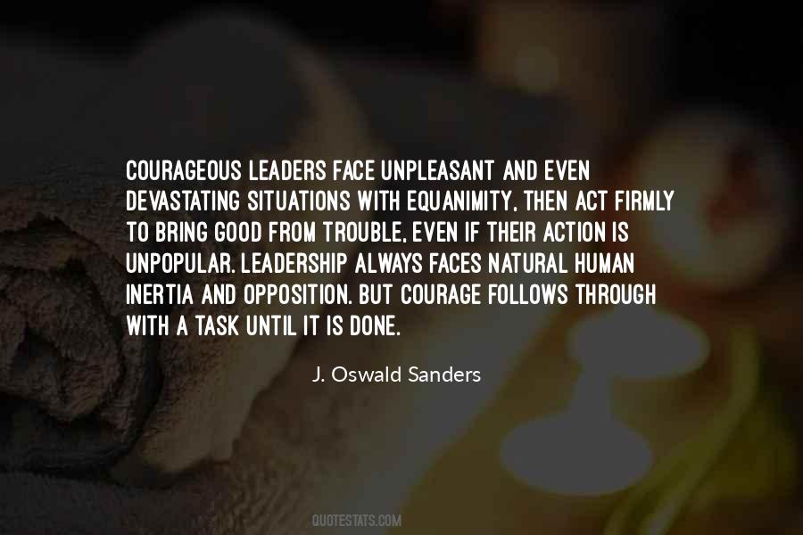 Quotes About Leadership Courage #682572