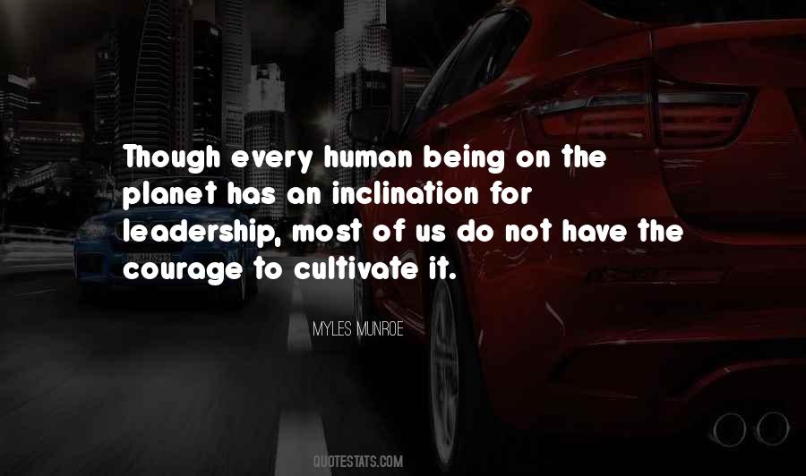 Quotes About Leadership Courage #694230