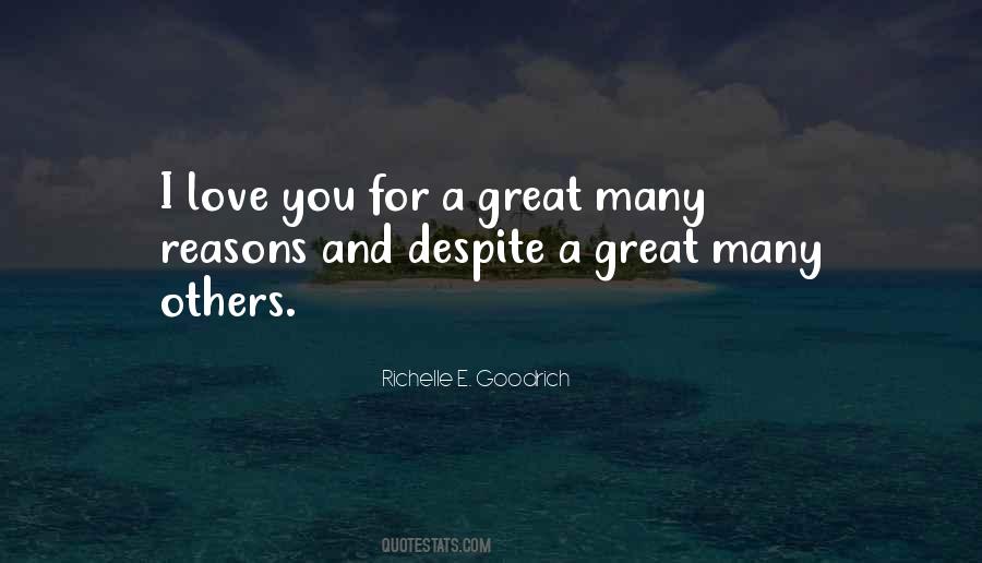 Quotes About Reasons I Love You #656243