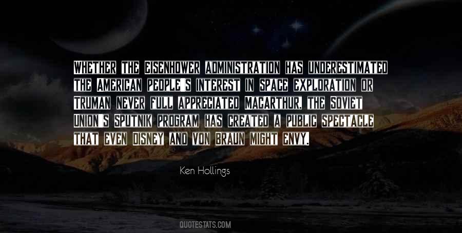 Quotes About Space Program #1299580