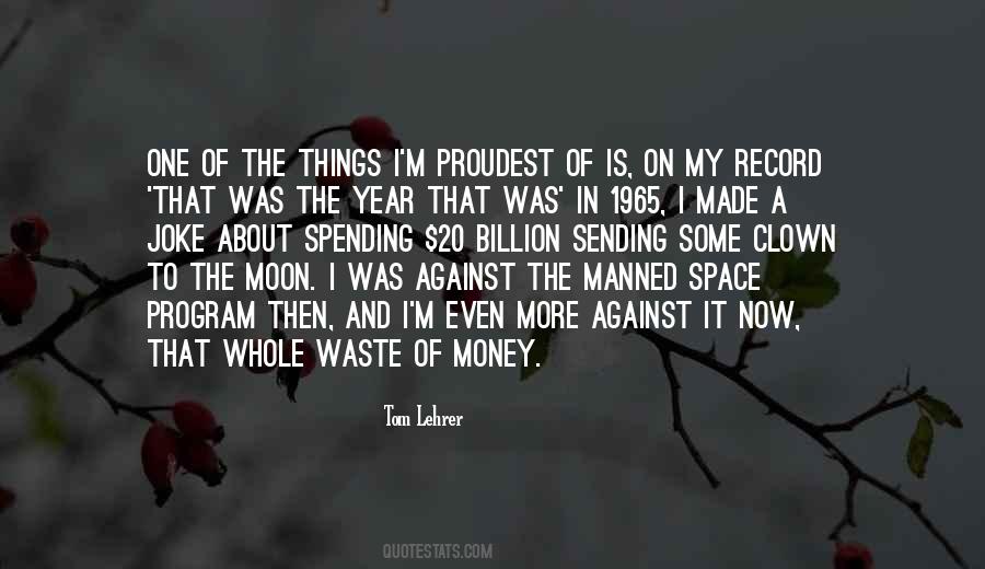 Quotes About Space Program #1415370