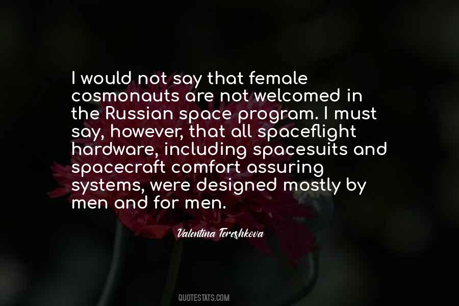 Quotes About Space Program #1553090