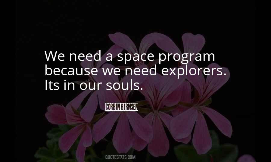 Quotes About Space Program #291546