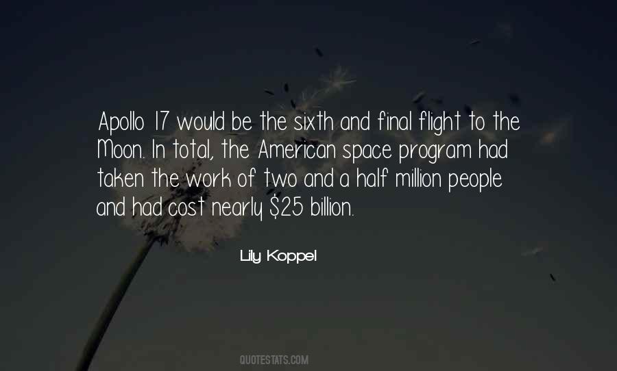 Quotes About Space Program #408786