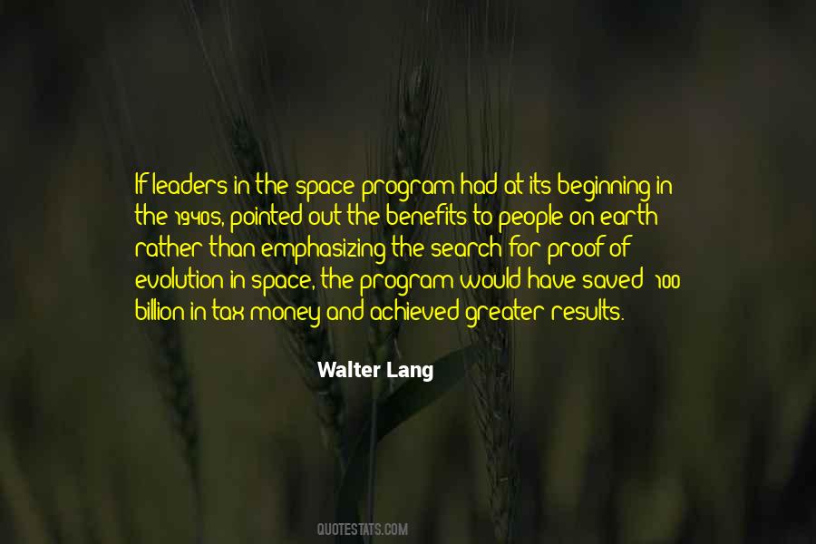 Quotes About Space Program #899193