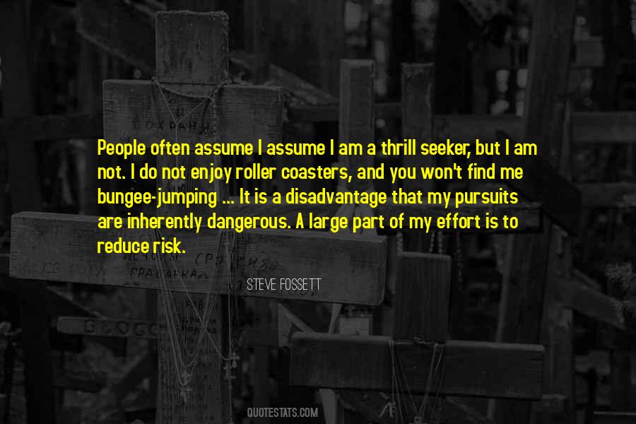 A Thrill Seeker Quotes #1671611
