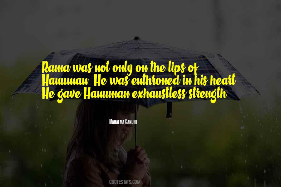 Quotes About Hanuman #1509905