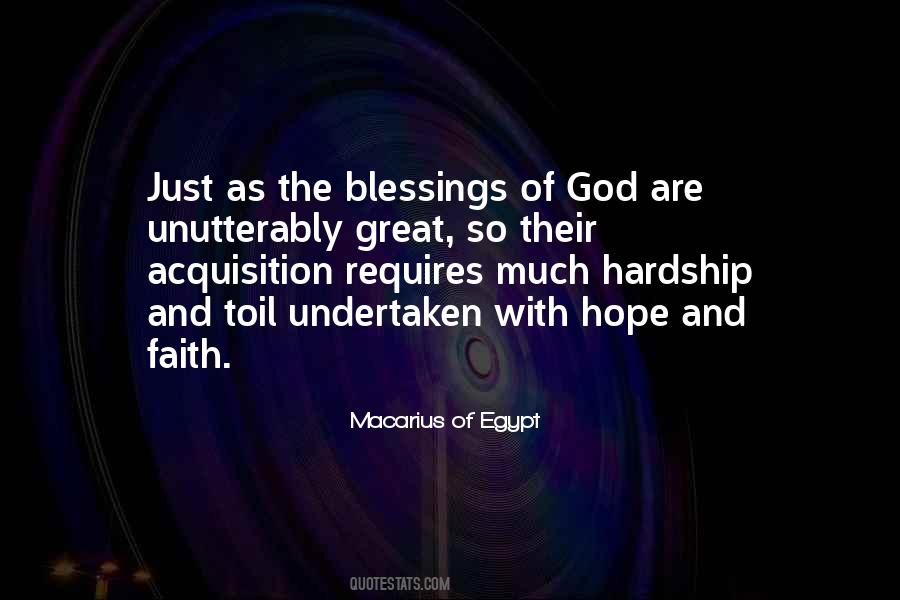 Quotes About The Blessings Of God #1594069