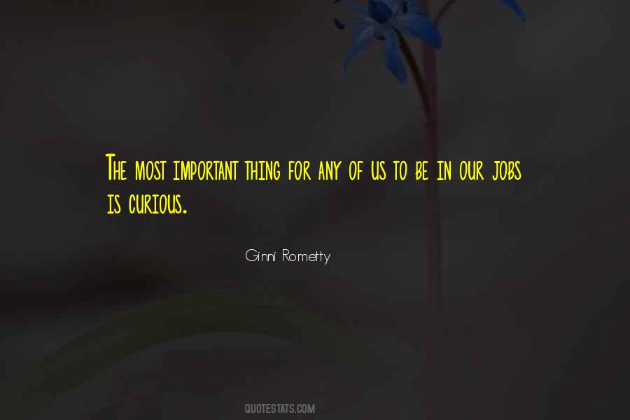 Important Jobs Quotes #772197