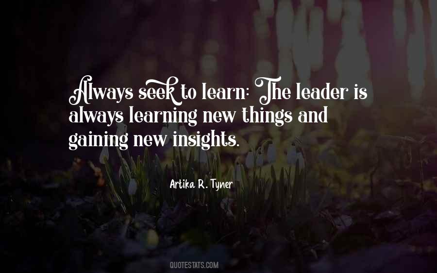 Quotes About Always Learning #872556