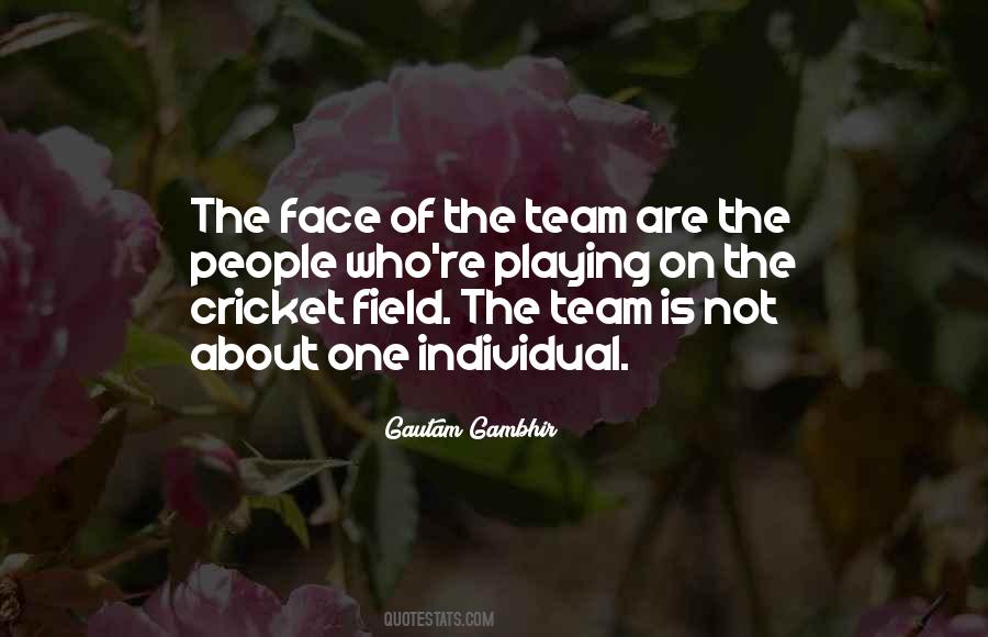 Playing Cricket Quotes #1046001