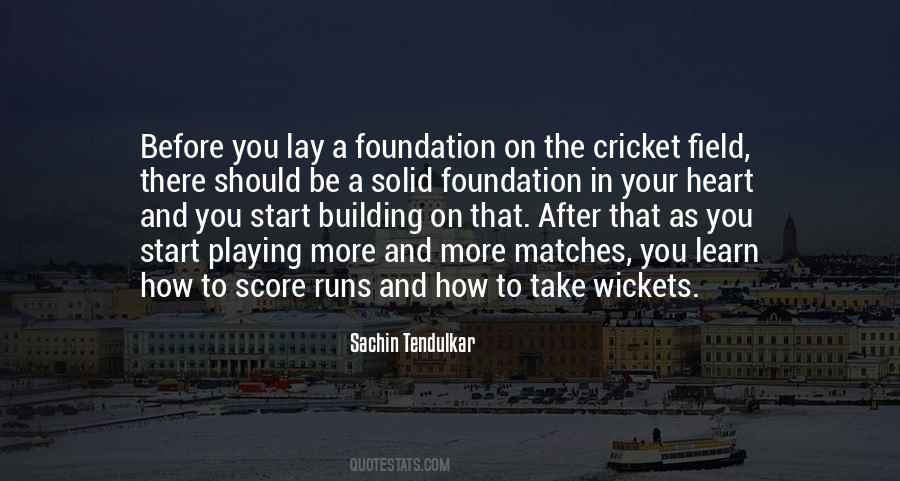 Playing Cricket Quotes #189129