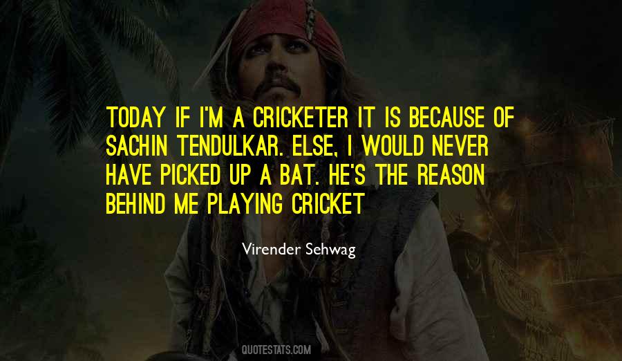 Playing Cricket Quotes #874872
