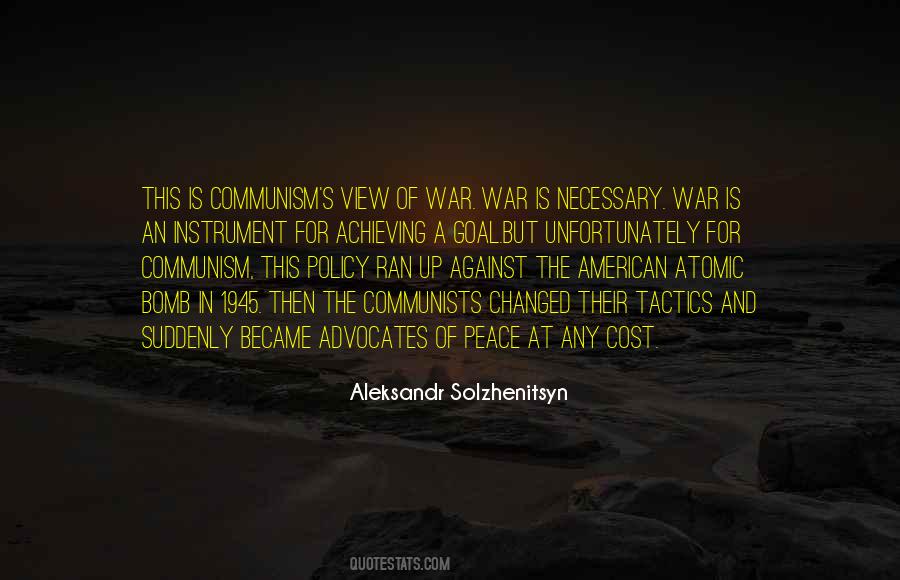 Quotes About War Peace #17185