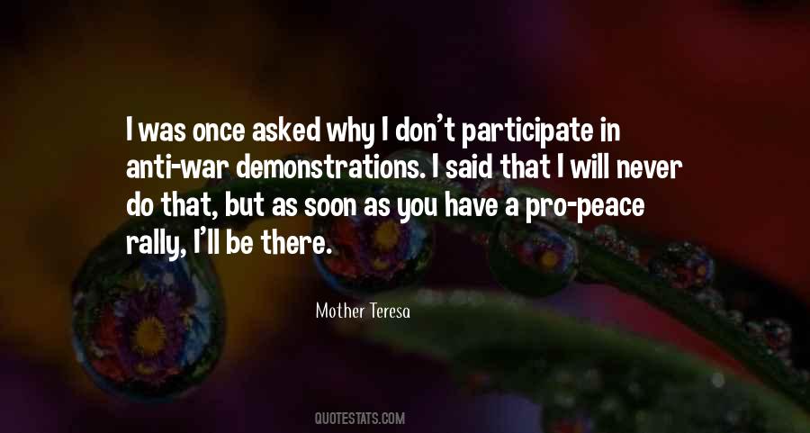 Quotes About War Peace #87846
