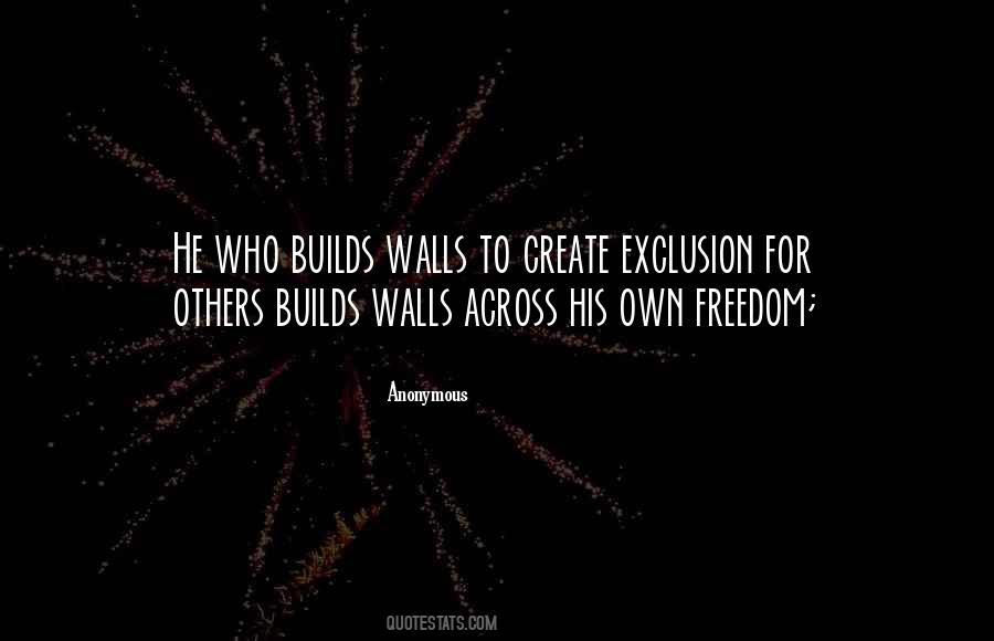 Quotes About Exclusion #308547