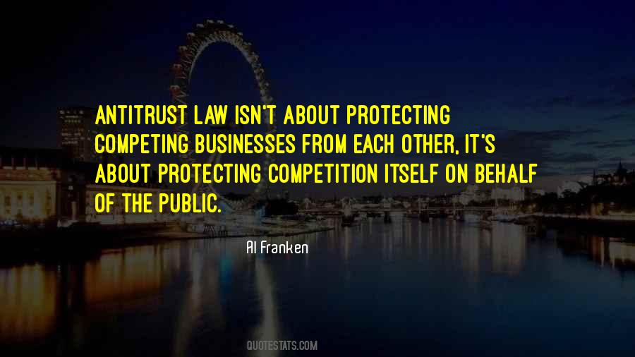 Antitrust Law Quotes #872226