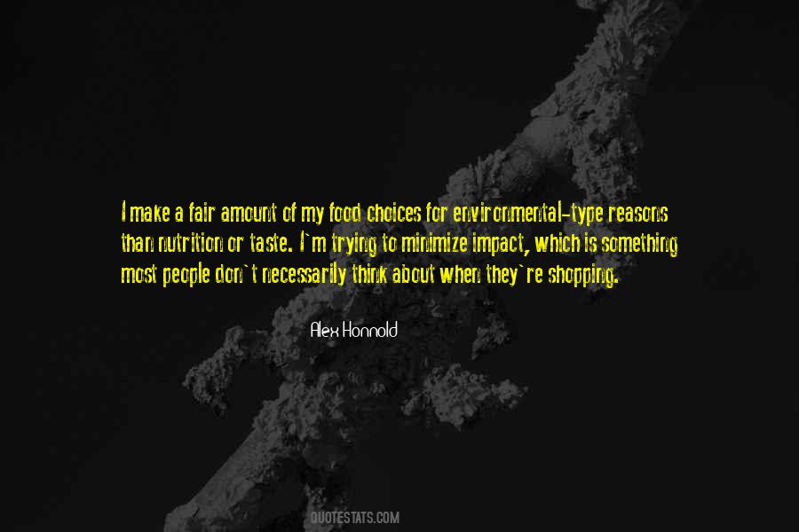 Quotes About Food Choices #1356870