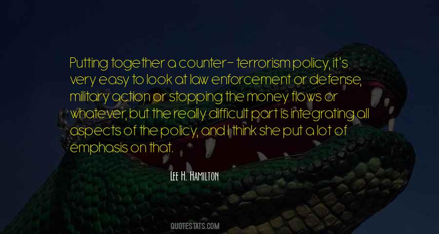 Defense Policy Quotes #1060434