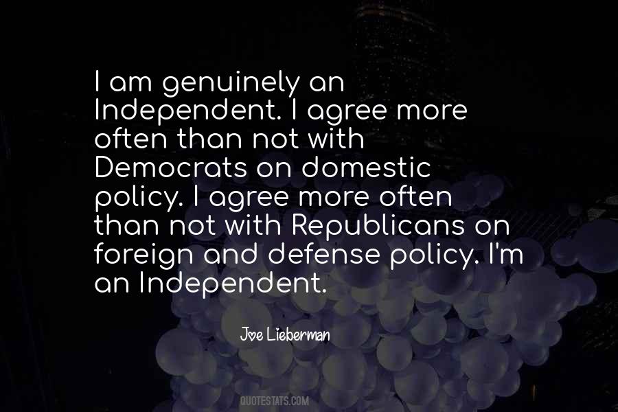 Defense Policy Quotes #1143219