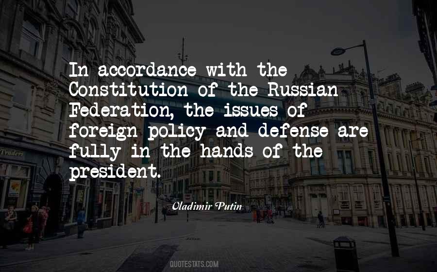 Defense Policy Quotes #1762747