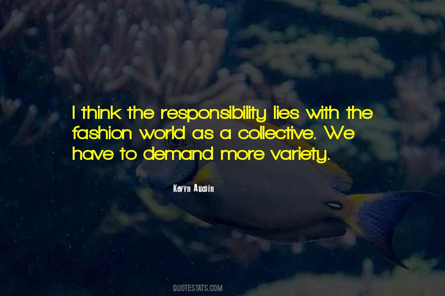 Quotes About Collective Responsibility #1234139