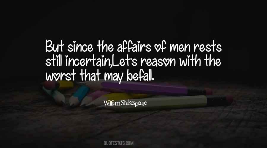 Affairs Of Men Quotes #736927