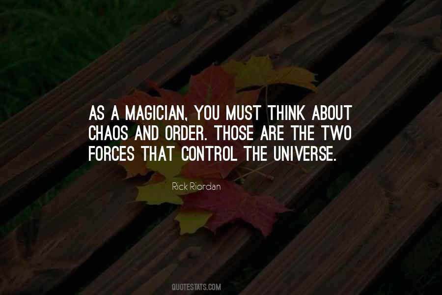 Quotes About Chaos And Order #1361744