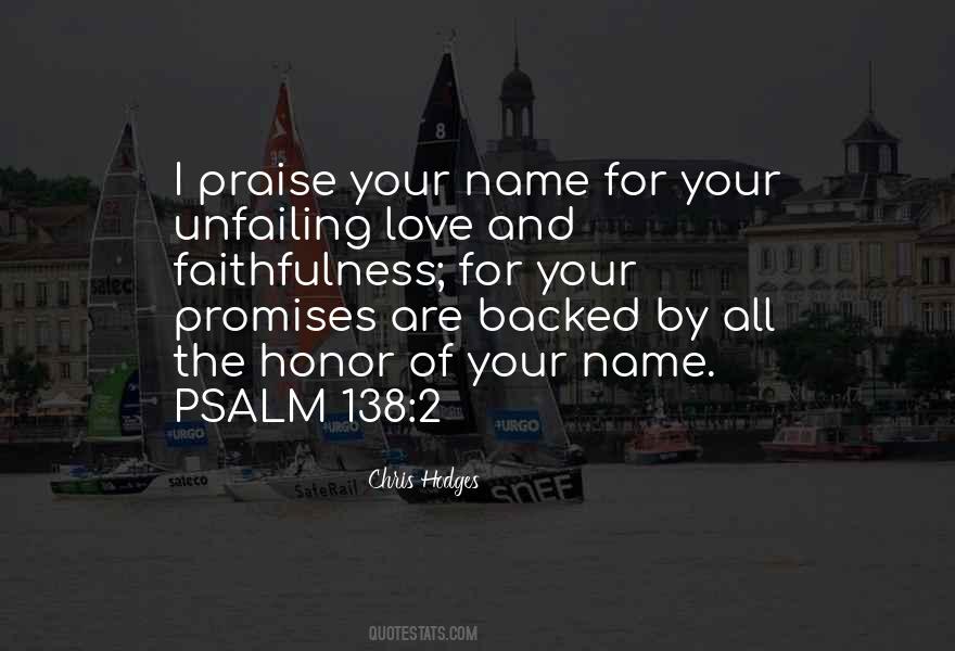 Love And Faithfulness Quotes #1176126