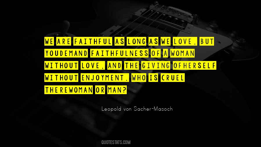 Love And Faithfulness Quotes #153143