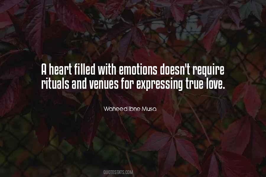 Quotes About Expressing Love #1383311