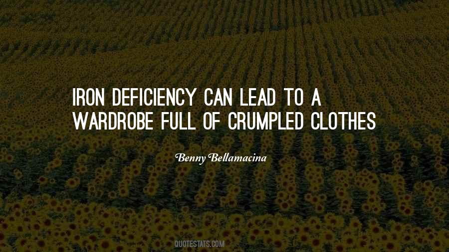 Quotes About Deficiency #424065