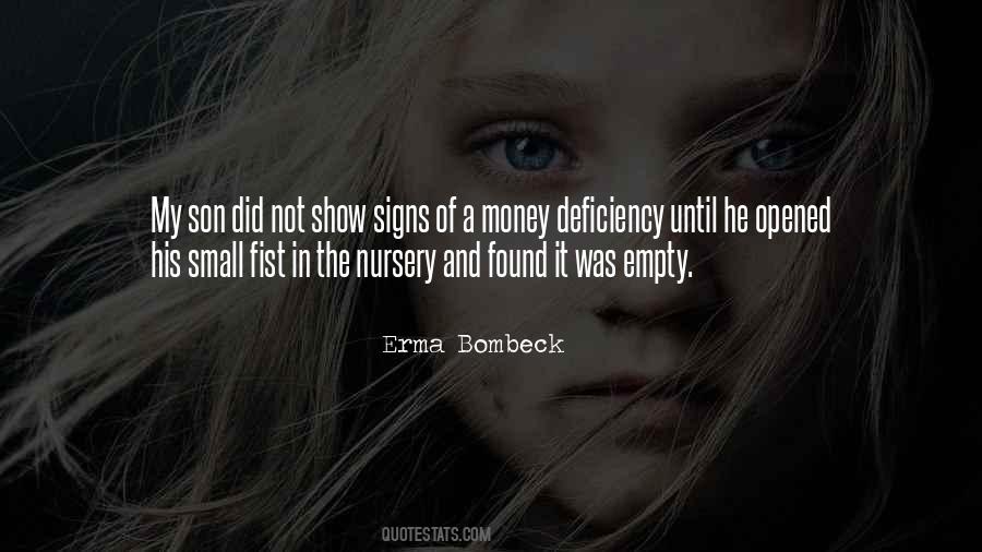 Quotes About Deficiency #73353