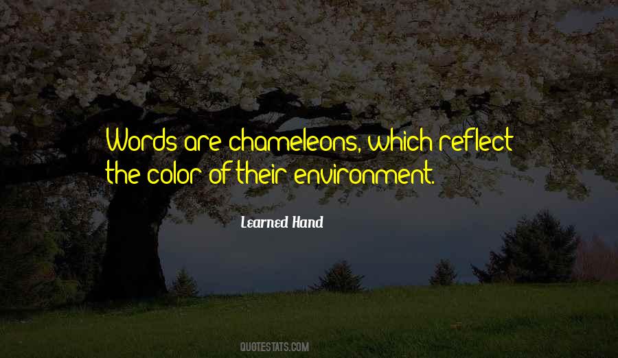 Quotes About Chameleons #676482