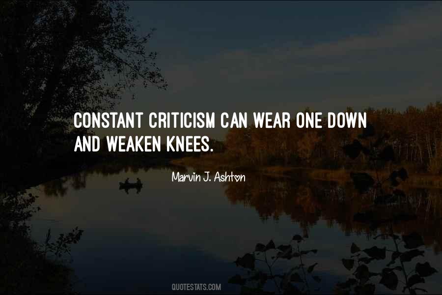 Quotes About Constant Criticism #368318