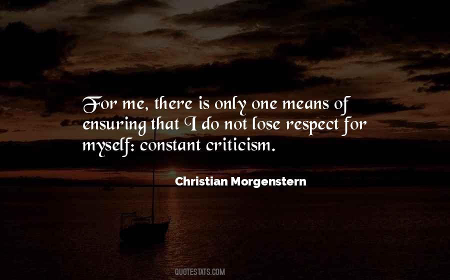 Quotes About Constant Criticism #988818