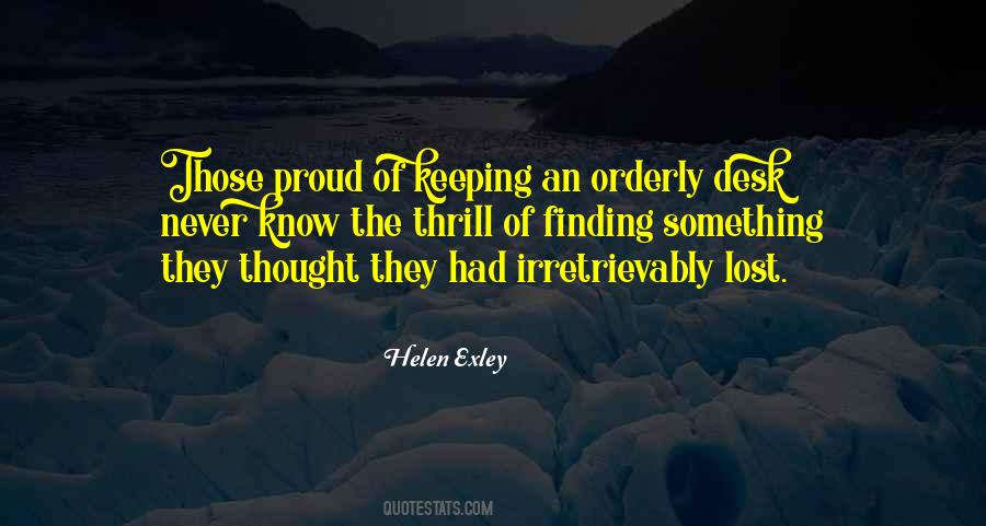 Quotes About Finding Something You Lost #197498