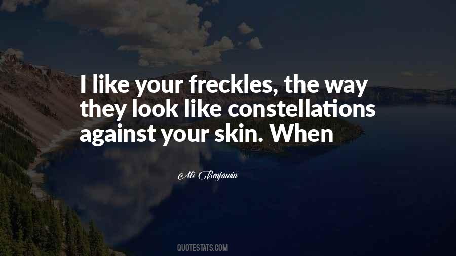 Quotes About Freckles #1251555