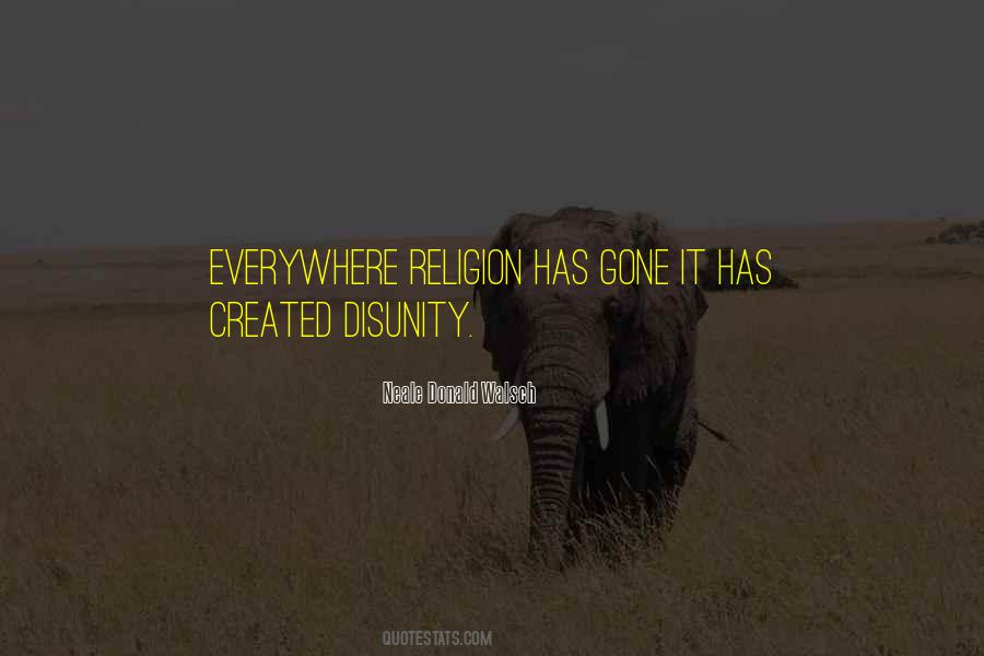 Quotes About Disunity #1276457