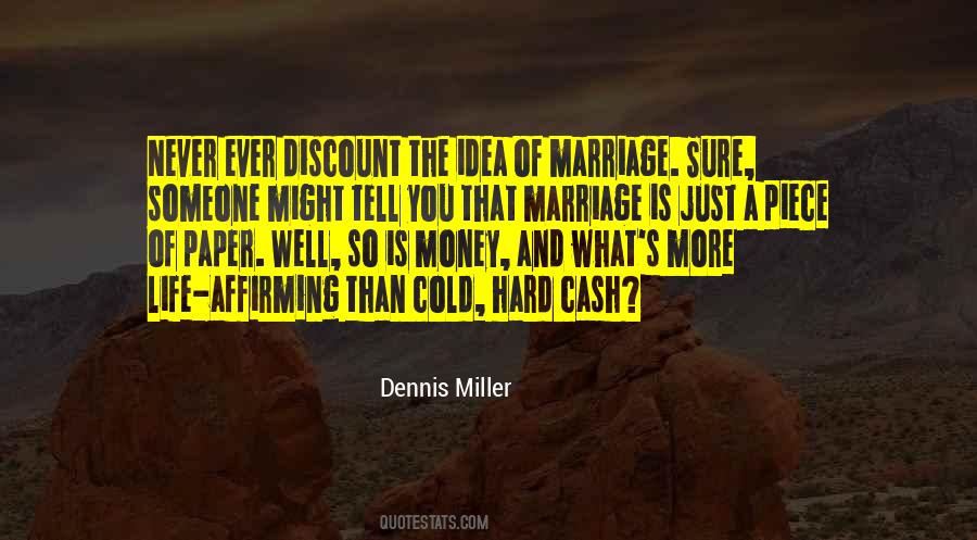 Quotes About Marriage And Money #597512