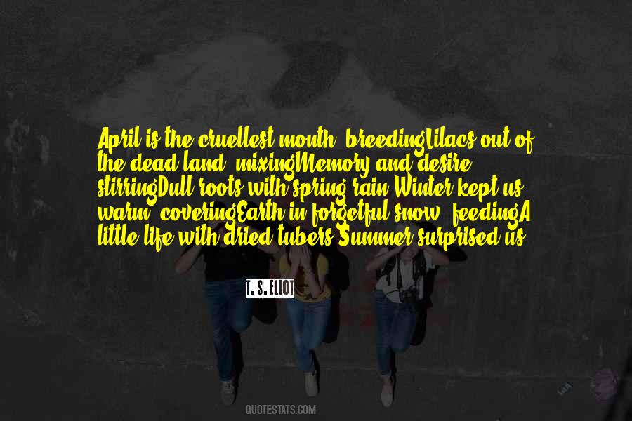 Quotes About Month Of April #1159343