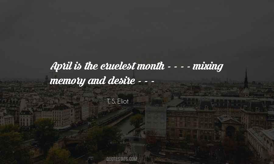 Quotes About Month Of April #1705792