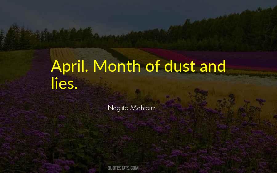 Quotes About Month Of April #85681