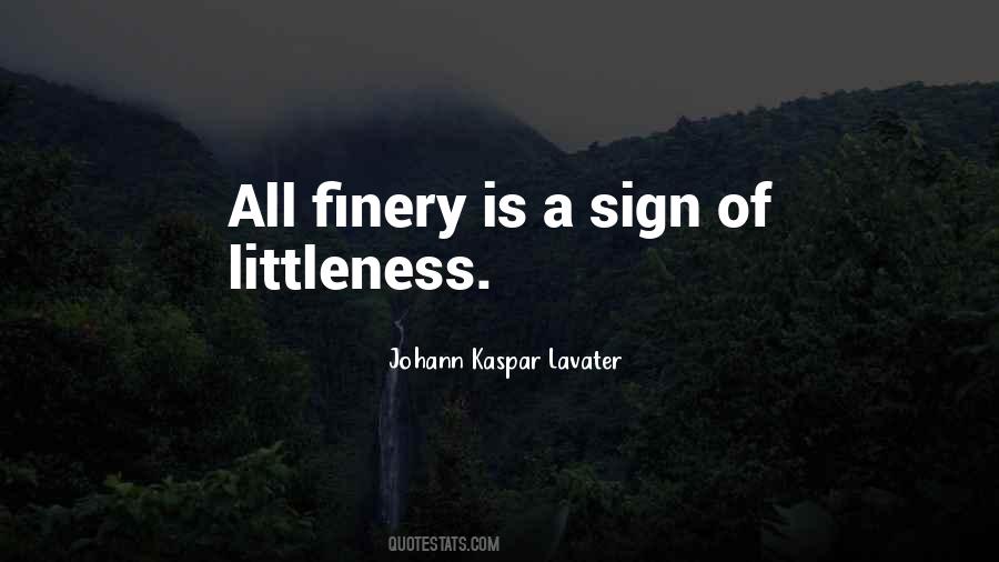 Quotes About Finery #494920