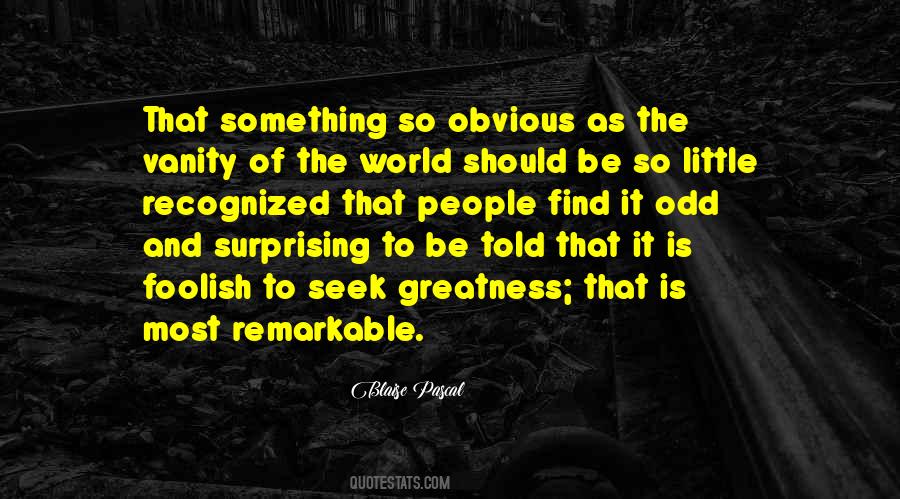 Vanity Of The World Quotes #19634