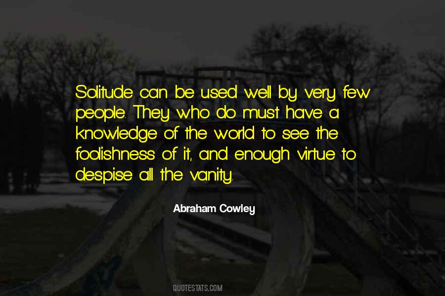 Vanity Of The World Quotes #657388