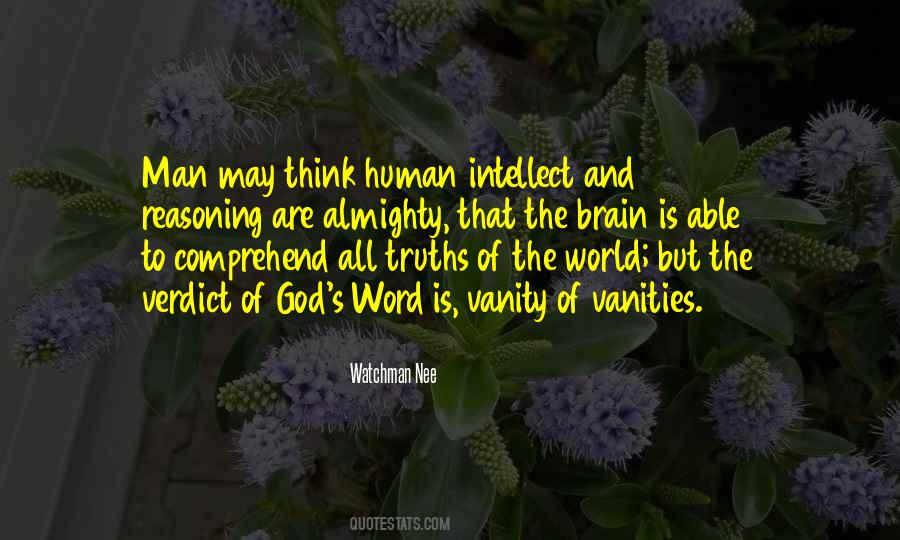 Vanity Of The World Quotes #707784