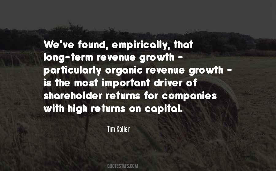 Quotes About Revenue Growth #1224570