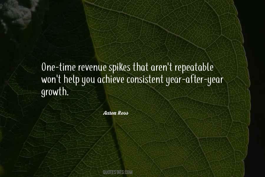 Quotes About Revenue Growth #1731688