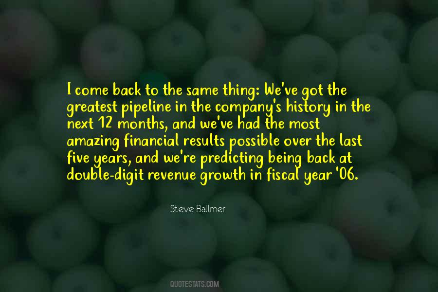 Quotes About Revenue Growth #1756011